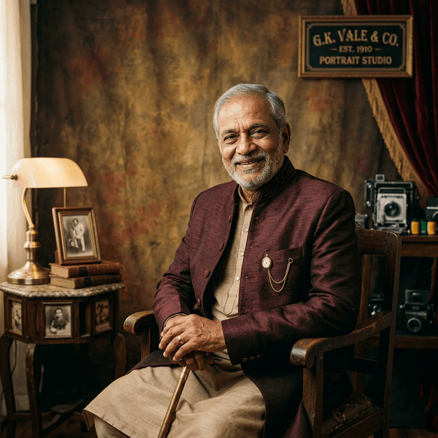 portrait studio Bangalore vintage warm tones