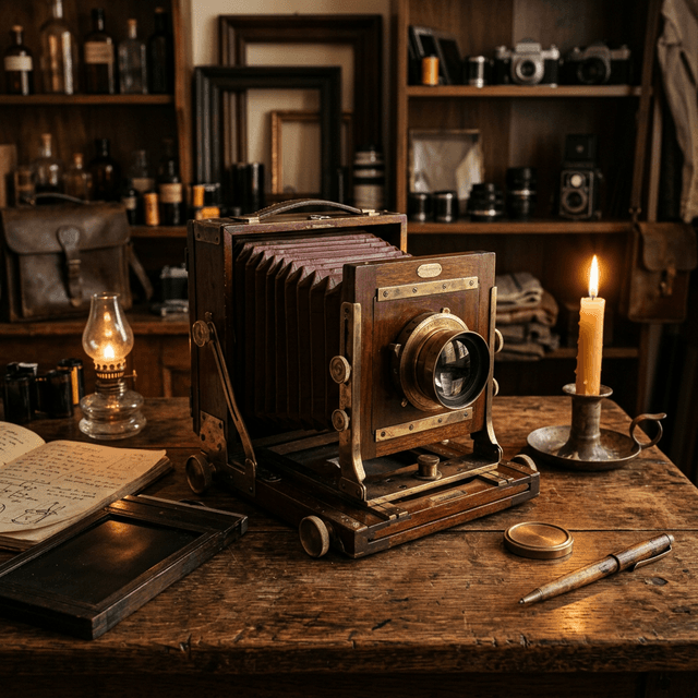 EGK and Son Antique Studio Camera