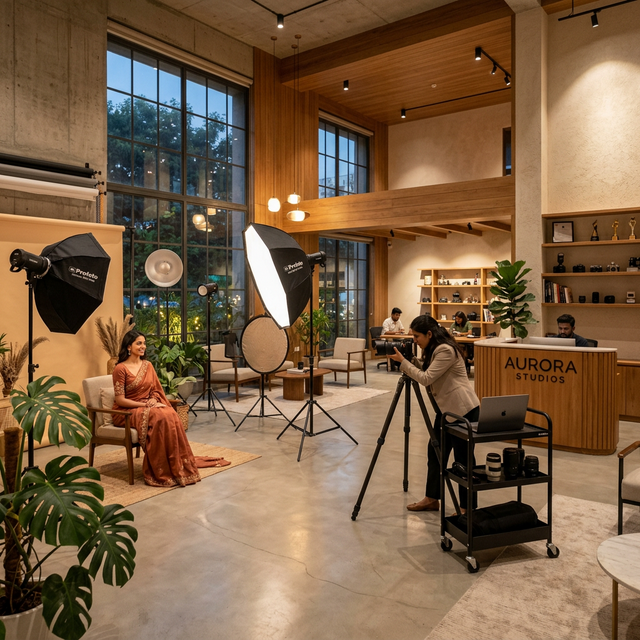 Modern Photography Studio setup